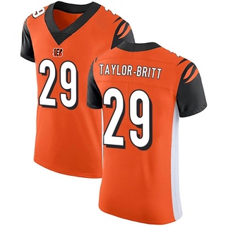 Elite Cam Taylor-Britt Men's Cincinnati Bengals Alternate Vapor Untouchable Jersey - Orange