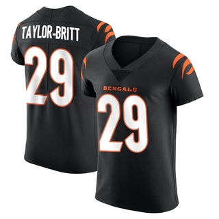 Elite Cam Taylor-Britt Men's Cincinnati Bengals Team Color Vapor Untouchable Jersey - Black