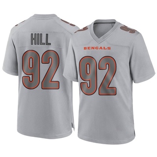 Game B.J. Hill Men's Cincinnati Bengals Atmosphere Fashion Jersey - Gray