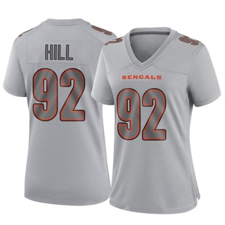 Game B.J. Hill Women's Cincinnati Bengals Atmosphere Fashion Jersey - Gray