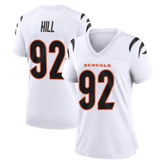 Game B.J. Hill Women's Cincinnati Bengals Jersey - White