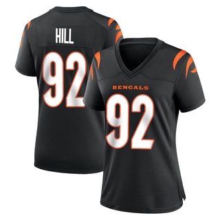 Game B.J. Hill Women's Cincinnati Bengals Team Color Jersey - Black
