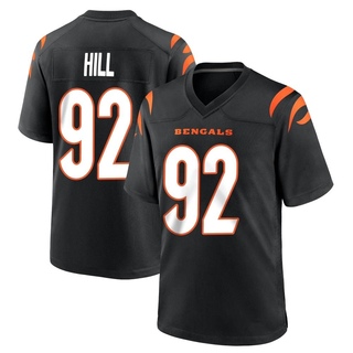 Game B.J. Hill Youth Cincinnati Bengals Team Color Jersey - Black