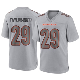 Game Cam Taylor-Britt Men's Cincinnati Bengals Atmosphere Fashion Jersey - Gray