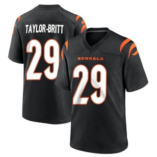 Game Cam Taylor-Britt Men's Cincinnati Bengals Team Color Jersey - Black