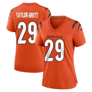 Game Cam Taylor-Britt Women's Cincinnati Bengals Jersey - Orange