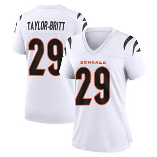Game Cam Taylor-Britt Women's Cincinnati Bengals Jersey - White