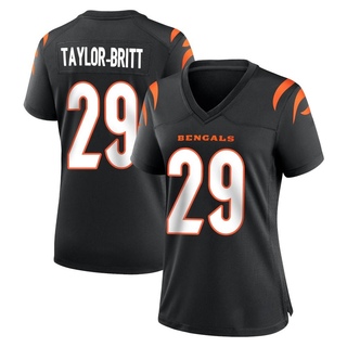 Game Cam Taylor-Britt Women's Cincinnati Bengals Team Color Jersey - Black