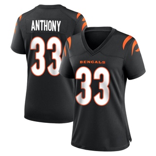 Game Daijahn Anthony Women's Cincinnati Bengals Team Color Jersey - Black