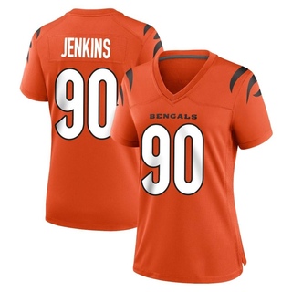 Game Kris Jenkins Jr. Women's Cincinnati Bengals Jersey - Orange