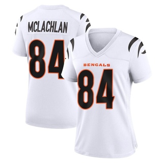 Game Tanner McLachlan Women's Cincinnati Bengals Jersey - White