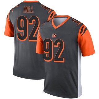 Legend B.J. Hill Youth Cincinnati Bengals Silver Jersey