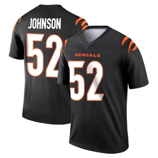 Legend Cedric Johnson Men's Cincinnati Bengals Jersey - Black
