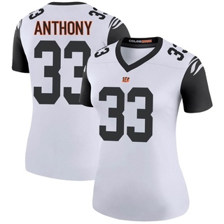 Legend Daijahn Anthony Women's Cincinnati Bengals Color Rush Jersey - White