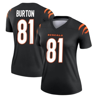 Legend Jermaine Burton Women's Cincinnati Bengals Jersey - Black
