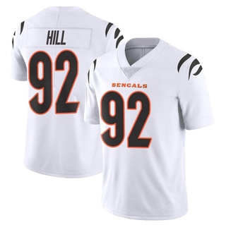 Limited B.J. Hill Men's Cincinnati Bengals Vapor Untouchable Jersey - White