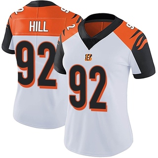 Limited B.J. Hill Women's Cincinnati Bengals Vapor Untouchable Jersey - White