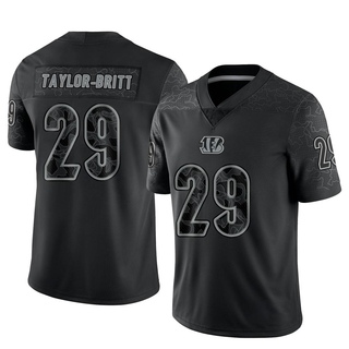 Limited Cam Taylor-Britt Men's Cincinnati Bengals Reflective Jersey - Black