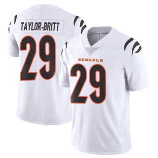 Limited Cam Taylor-Britt Men's Cincinnati Bengals Vapor Untouchable Jersey - White
