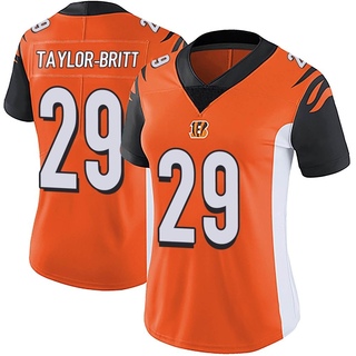 Limited Cam Taylor-Britt Women's Cincinnati Bengals Vapor Untouchable Jersey - Orange