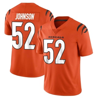 Limited Cedric Johnson Youth Cincinnati Bengals Vapor Untouchable Jersey - Orange