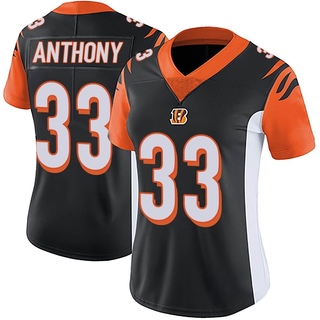 Limited Daijahn Anthony Women's Cincinnati Bengals Team Color Vapor Untouchable Jersey - Black
