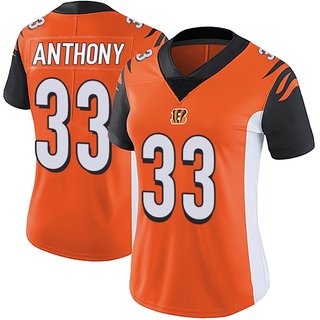 Limited Daijahn Anthony Women's Cincinnati Bengals Vapor Untouchable Jersey - Orange