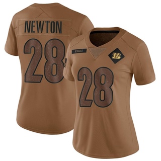 Limited Josh Newton Women's Cincinnati Bengals 2023 Salute To Service Jersey - Brown