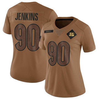 Limited Kris Jenkins Jr. Women's Cincinnati Bengals 2023 Salute To Service Jersey - Brown