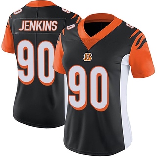 Limited Kris Jenkins Jr. Women's Cincinnati Bengals Team Color Vapor Untouchable Jersey - Black