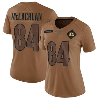 Limited Tanner McLachlan Women's Cincinnati Bengals 2023 Salute To Service Jersey - Brown